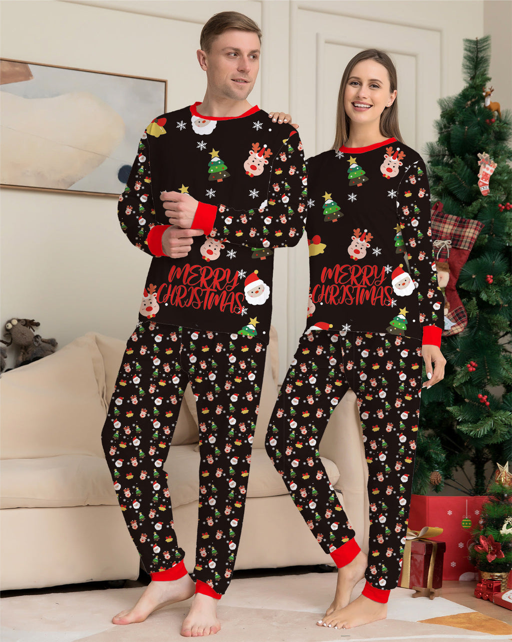 Family Christmas Matching Pajamas Set - Christmas Pajamas For Family