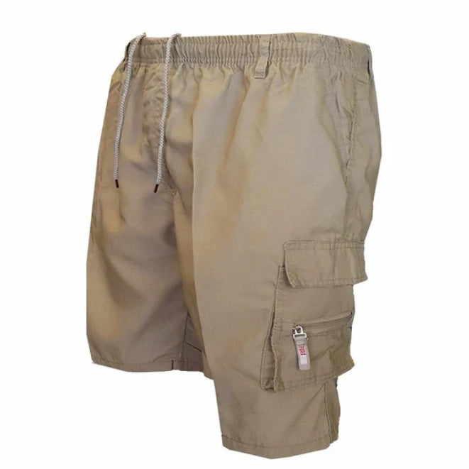 Mens Casual Summer Elastic Waist Shorts