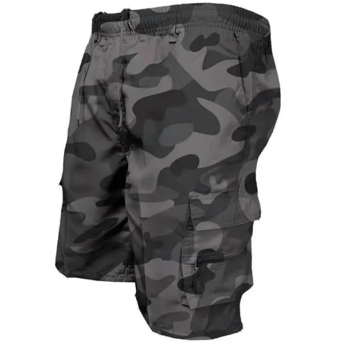 Mens Casual Summer Elastic Waist Shorts