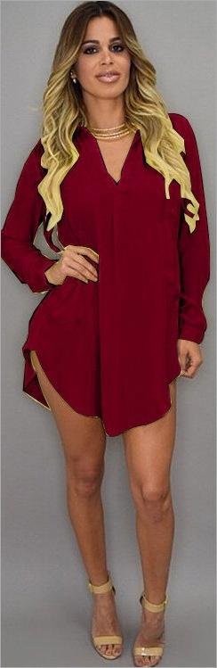 Summer Sexy V Neck Short Beach Dress Chiffon White Mini Loose Casual T